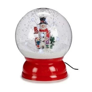 Snowball Snow Doll 22 x 27 cm Red Plastic