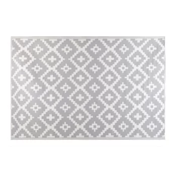 Outdoor rug Paros 160 x 230 x 0,5 cm Grey polypropylene