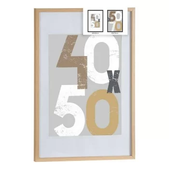 Photo frame 52,5 x 2,5 x 72,5 cm Natural Plastic MDF Wood... 2