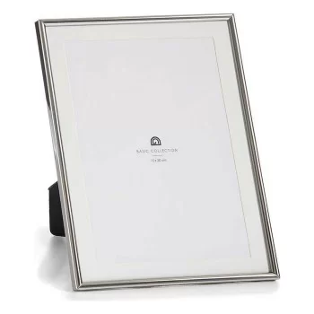 Photo frame Crystal Silver Steel (12 Units) 2