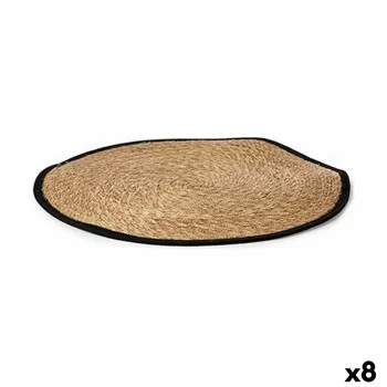 Carpet Black Natural Natural Fibre 100 x 1 x 100 cm (8...