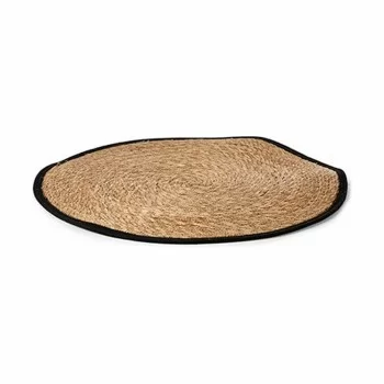 Carpet Black Natural Natural Fibre 100 x 1 x 100 cm (8... 2