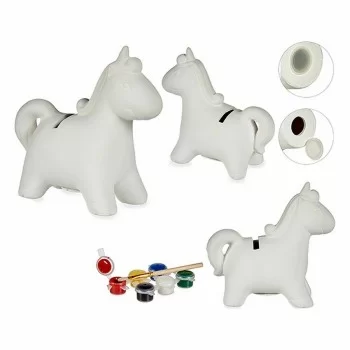 Paint Your Own Money Box Unicorn Ceramic 6,4 x 13 x 14 cm... 2