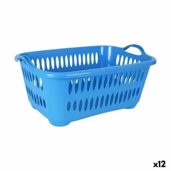 Laundry Basket Tontarelli Cover line Blue 62,5 x 44,5 x...
