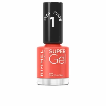 nail polish Rimmel London Super Gel Nº 047 Spiced coral...