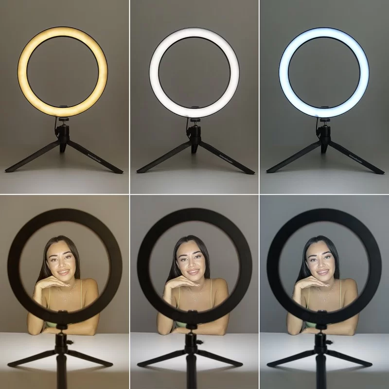 Selfie Ring Light with Tripod and Remote Youaro...