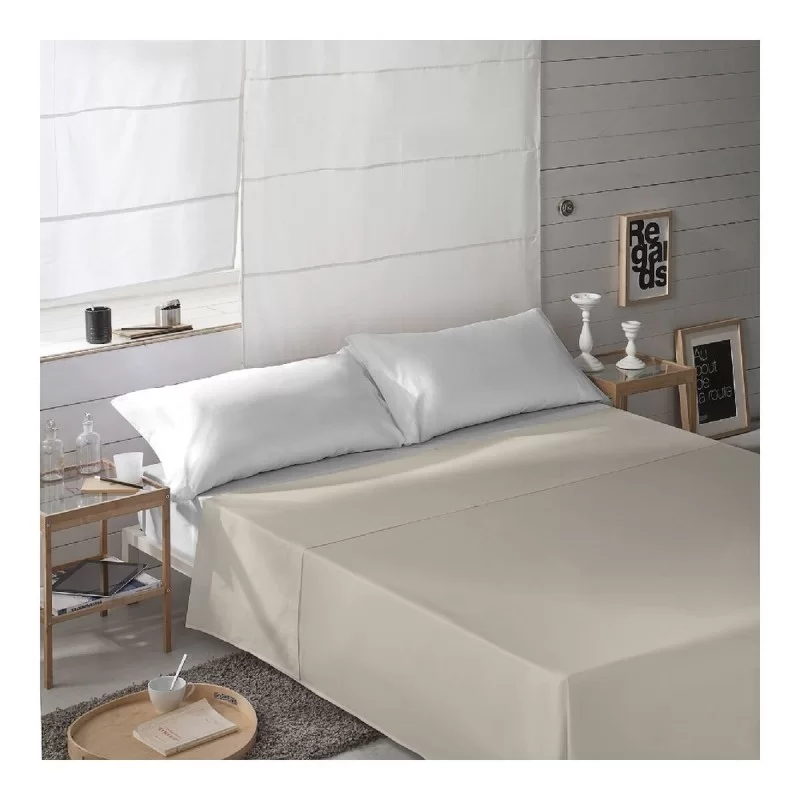 Top sheet Naturals Beige 180 x 270 cm
