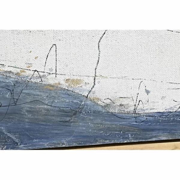 Painting DKD Home Decor Sea and ocean 131 x 4 x 131 cm Mediterranean