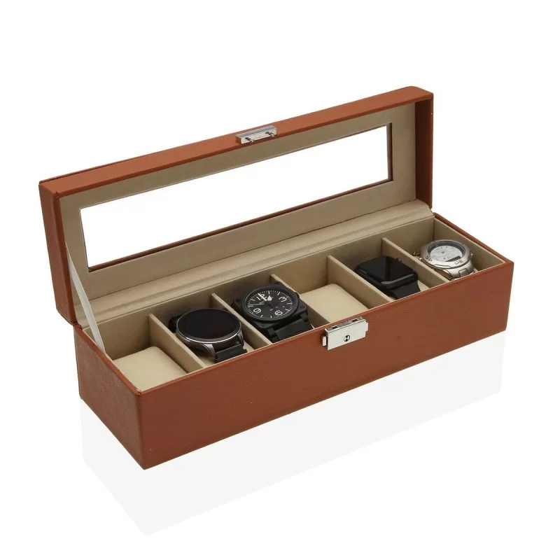 Box for watches Versa Brown polypropylene...