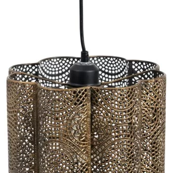 Ceiling Light 24 x 24 x 30,5 cm Golden Metal 2