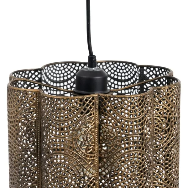 Ceiling Light 24 x 24 x 30,5 cm Golden Metal