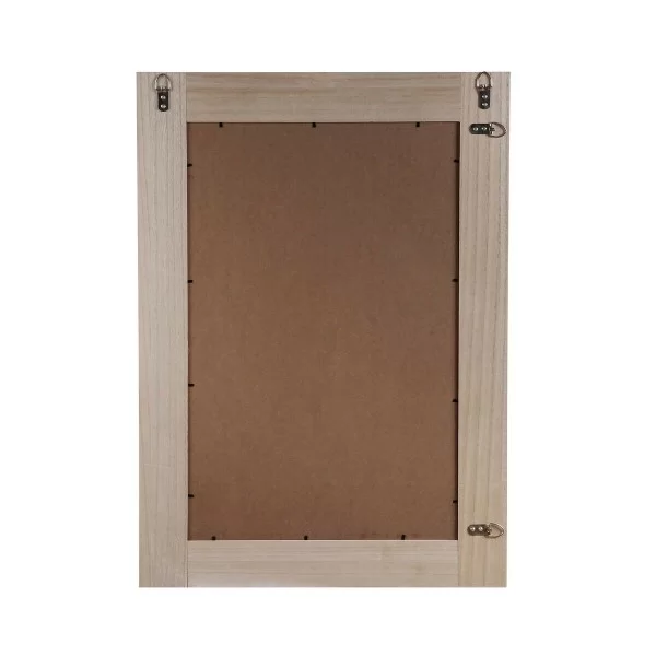 Wall mirror Versa Paolownia wood Mirror 2 x 76 x 54 cm