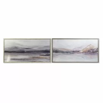 Painting DKD Home Decor 124 x 4,5 x 64 cm Moutain Modern...