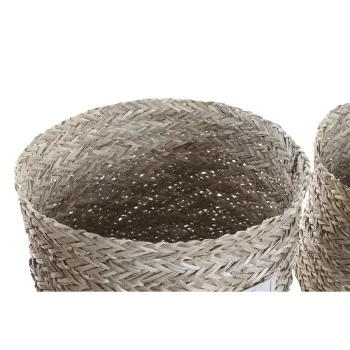 Basket set DKD Home Decor Fibre (37 x 37 x 34 cm) 2