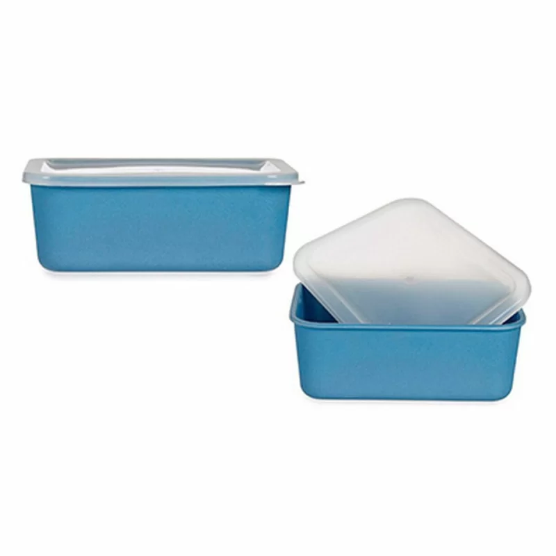 Storage Box with Lid Dark blue 14,5 x 7 x 19,5...