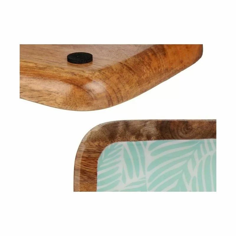 Centerpiece 45 x 15 cm Leaf of a plant White...