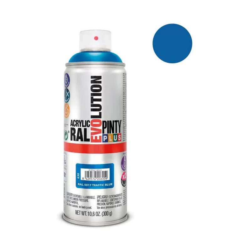 Spray paint Pintyplus Evolution RAL 5017 400 ml...