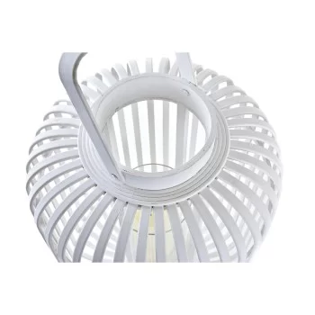 Lantern DKD Home Decor Crystal White Bamboo (28 x 28 x 47... 2