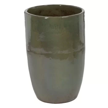 Vase 52 x 52 x 80 cm Green Ceramic (2 Units) 2