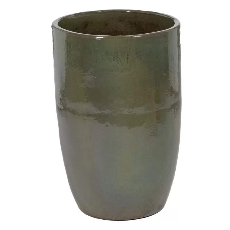 Vase 52 x 52 x 80 cm Green Ceramic (2 Units)