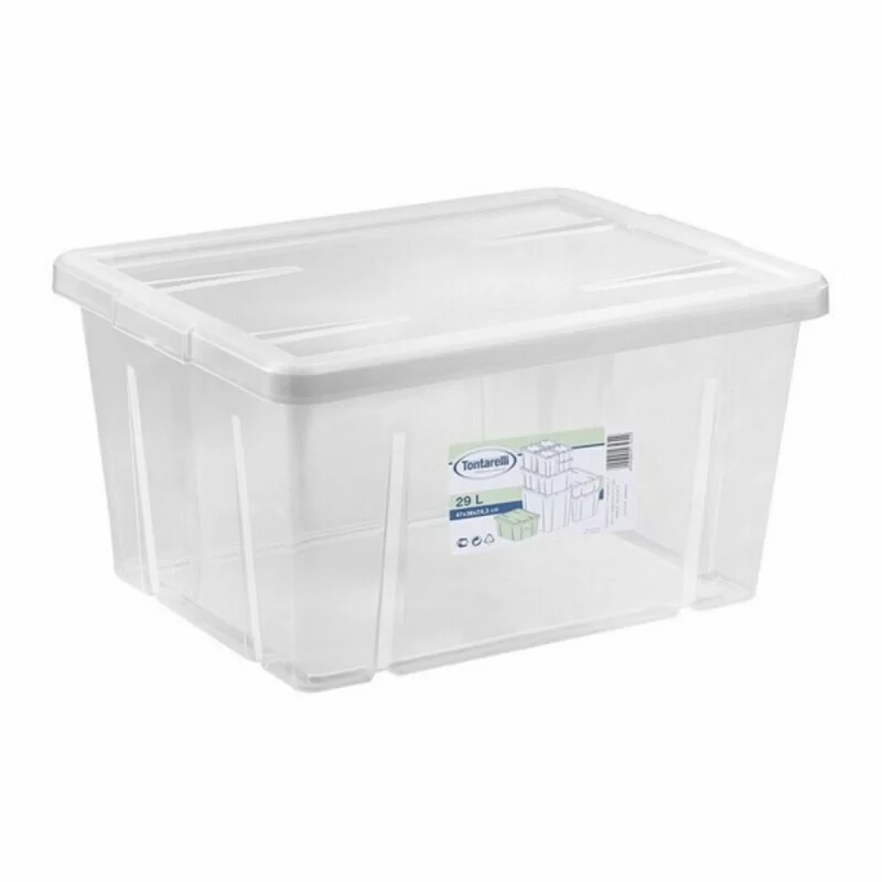 Storage Box with Lid Tontarelli Linea box 29 L...