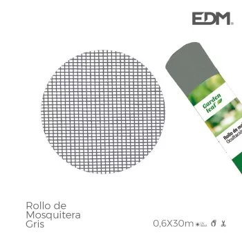 Mosquito net EDM Roll Grey Fibreglass 0,6 x 30 m 2