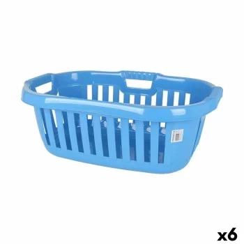 Laundry Basket Tontarelli Hipster Blue 50 L 66 x 44 x 25...