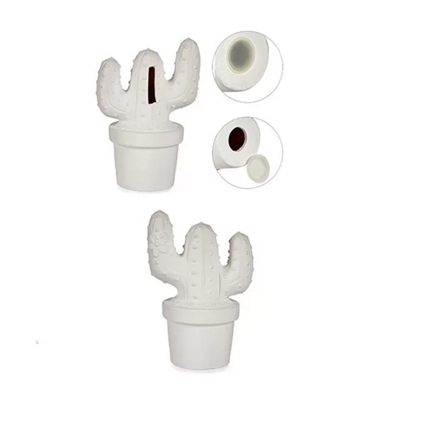 Paint Your Own Money Box Cactus 8,5 x 16,5 x 11,5 cm Ceramic (12 Units)