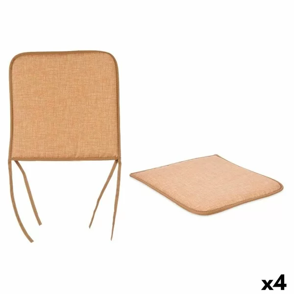 Chair cushion 38 x 2,5 x 38 cm (4 Units)
