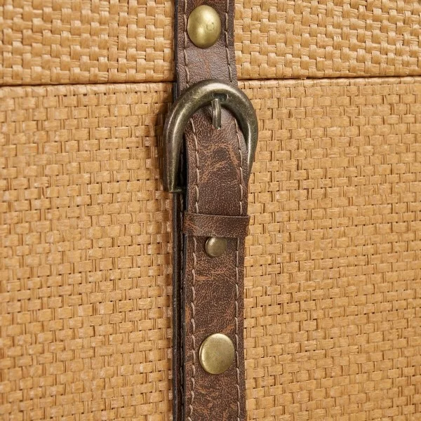 Set of Chests 70 x 38 x 35 cm Rattan DMF (3 Pieces)