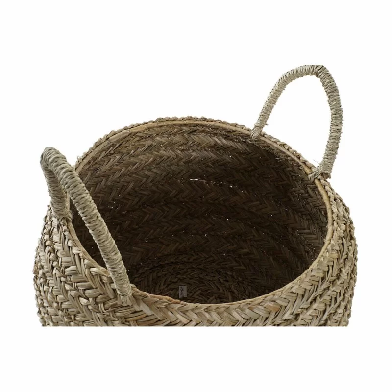 Decorative basket DKD Home Decor Natural...
