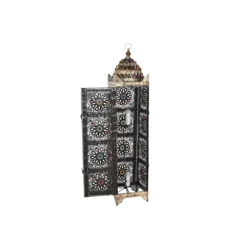 Floor Lamp Home ESPRIT Multicolour Golden Metal...