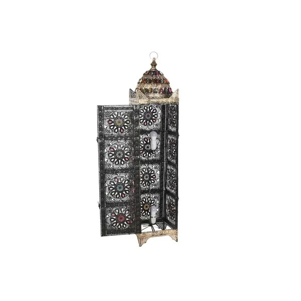 Floor Lamp Home ESPRIT Multicolour Golden Metal 50 W 220 V 24 x 24 x 110 cm