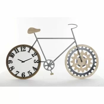 Wall Clock DKD Home Decor 108 x 6,4 x 63,5 cm Natural...