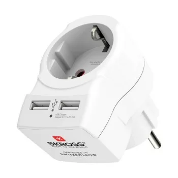 Plug Adapter Skross 1500282 USB x 2 European 2,4 A 2
