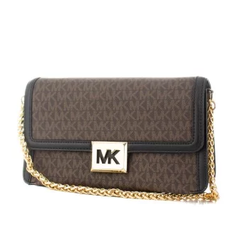 Women's Handbag Michael Kors 35F1G6SL3B-BROWN-BLK Brown...