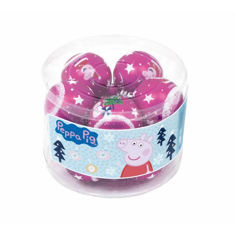 Christmas Bauble Peppa Pig Cosy corner Fuchsia...