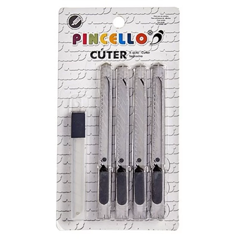 Cutter Set Silver Metal Plastic 1,5 x 18,5 x 10...