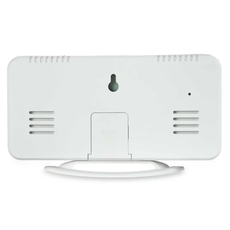 Table-top Digital Clock White ABS 15,7 x 7,7 x...