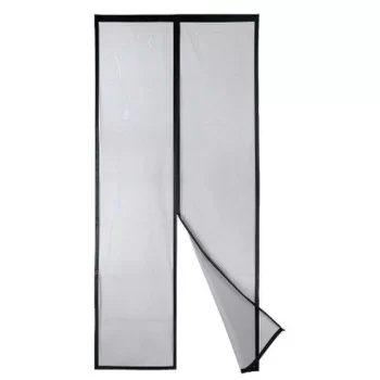 Mosquito net Magnetic Black Polyester Magnet 90 x 210 cm... 2
