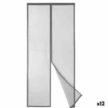 Mosquito net Magnetic Grey Polyester Magnet 90 x 210 cm...