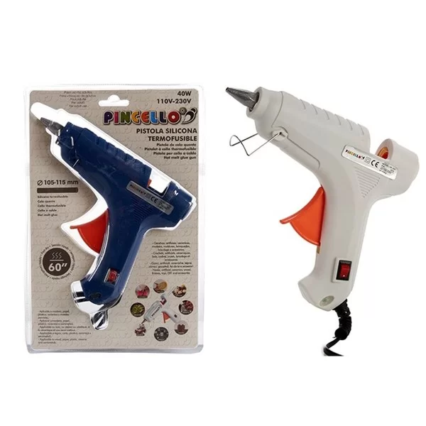 Silicone gun Metal Plastic (12 Units)