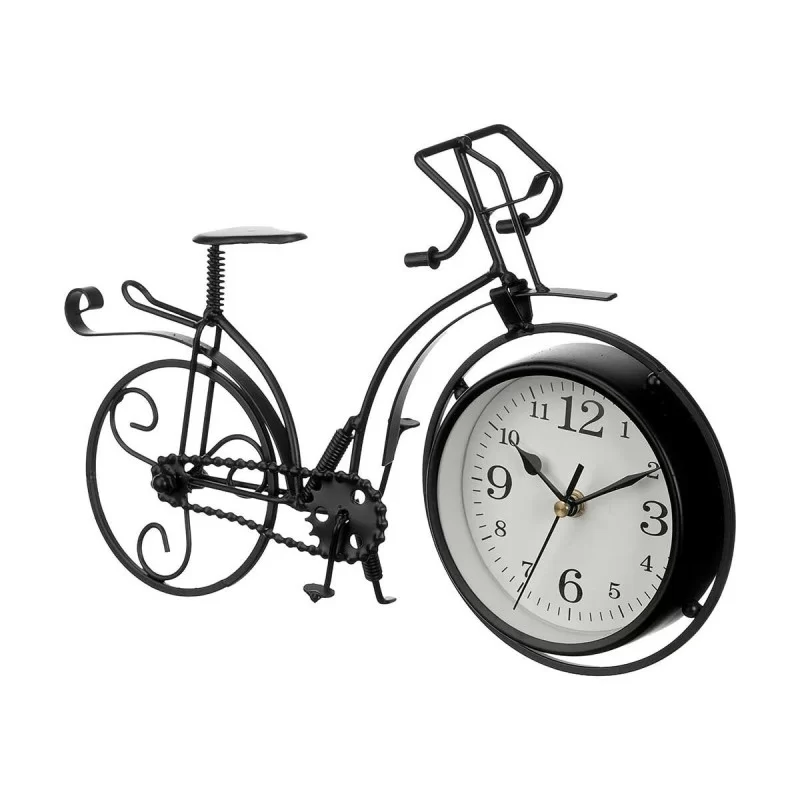 Table clock Bicycle Black Metal 33 x 22,5 x 4,2...