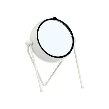 Table clock White Metal 18 x 21 x 12 cm (4 Units) 2