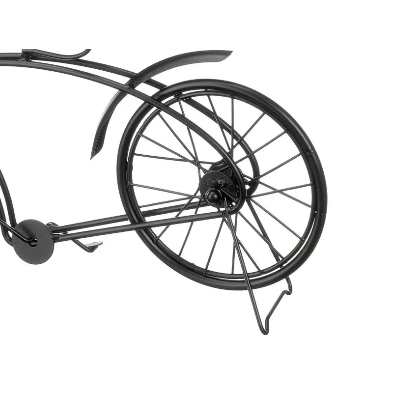 Table clock Bicycle Black Metal 38 x 20 x 4 cm...