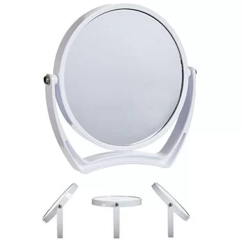 Magnifying Mirror White Crystal Plastic 19 x 18,7 x 2 cm... 2