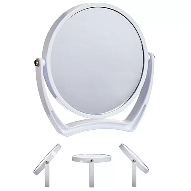 Magnifying Mirror White Crystal Plastic 19 x...