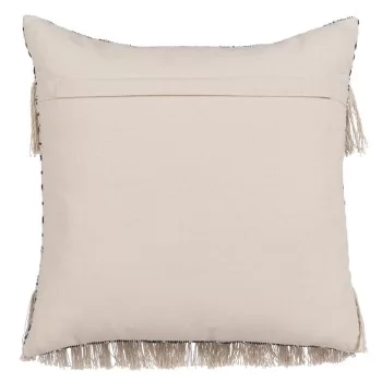 Cushion Cotton Black Beige 45 x 45 cm 2