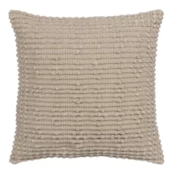 Cushion Cotton Beige 45 x 45 cm