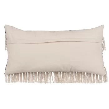 Cushion Cotton Black Beige 30 x 60 cm 2